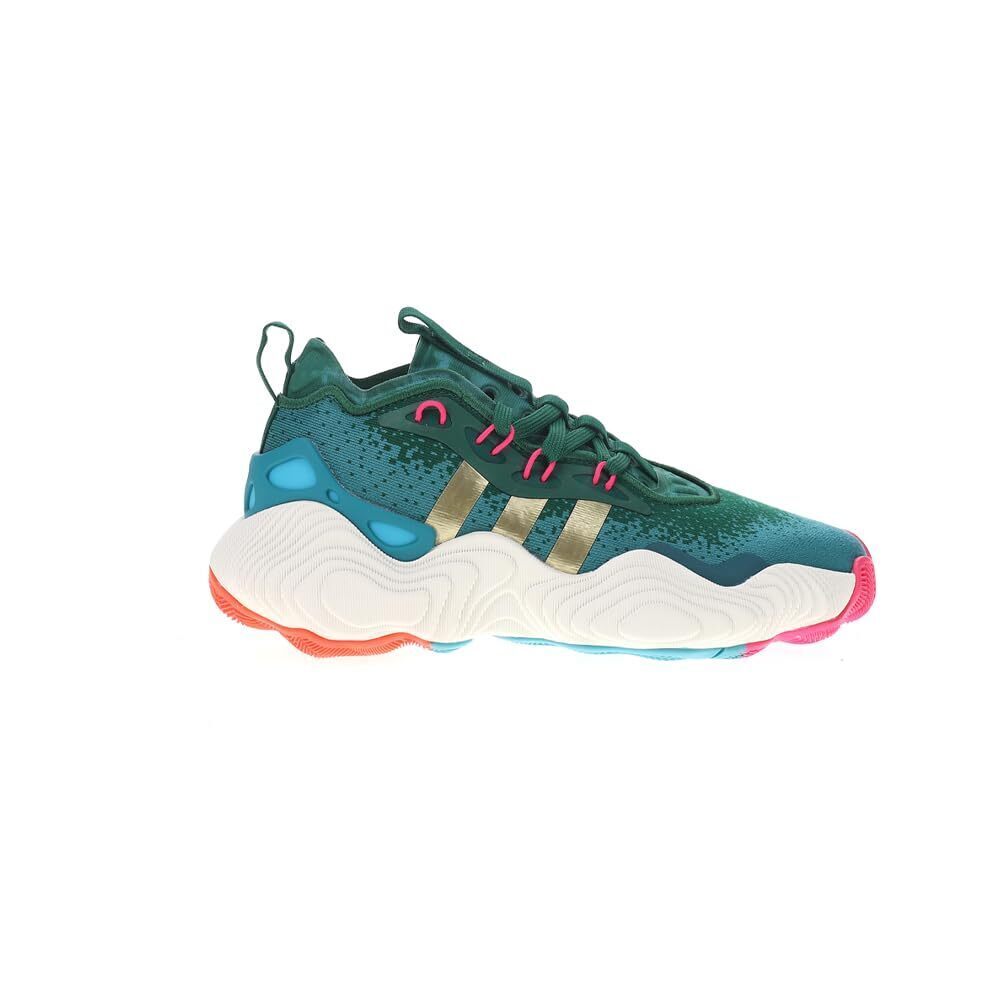 adidas Kids Boys Trae 3 Basketball Sneakers Shoes, Green , 6